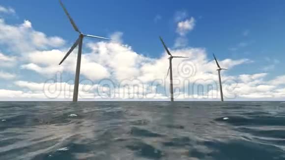 水上的风车视频的预览图