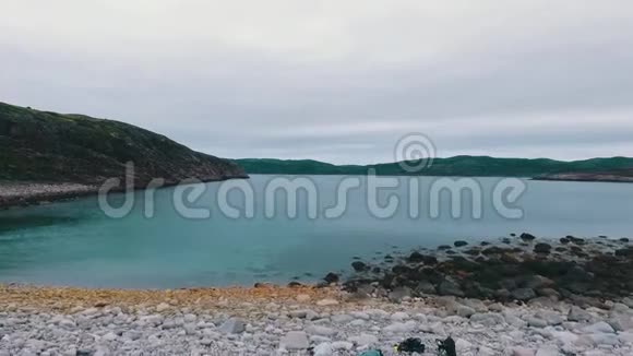 飞越冻土带和湖泊科拉半岛俄罗斯视频的预览图