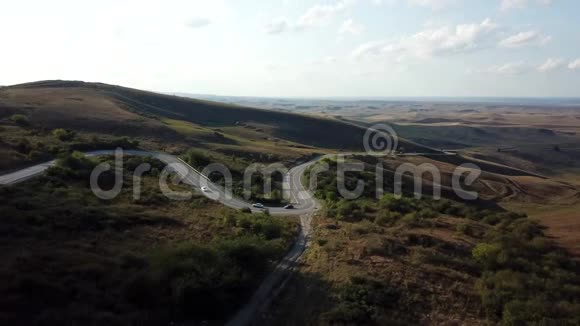 俄罗斯北高加索车臣共和国山区公路视频的预览图