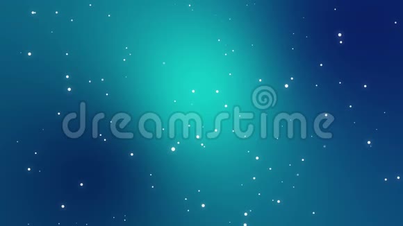 动画Teal蓝色夜空背景视频的预览图