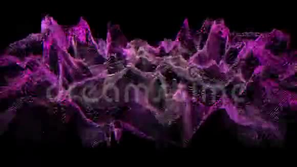 催眠小故障模仿光线泄漏闪烁的背景循环动画视频的预览图