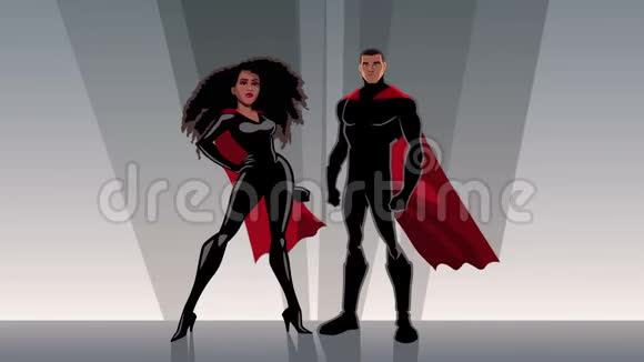超级英雄夫妇黑人视频的预览图