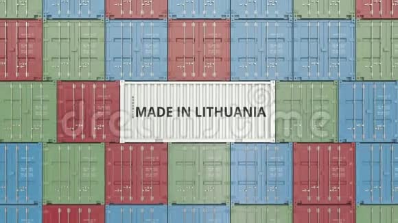 立陶宛制造的集装箱立陶宛与导入或导出相关的三维动画视频的预览图