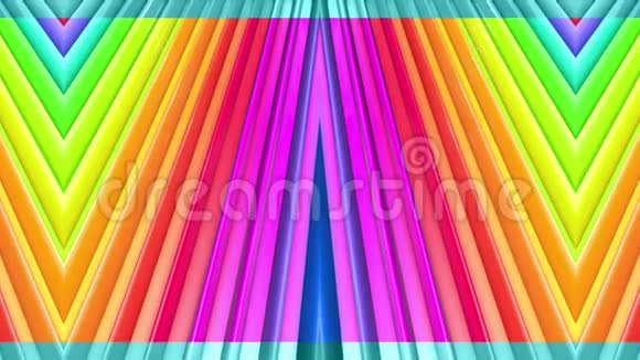 彩虹五彩条纹周期性移动29视频的预览图
