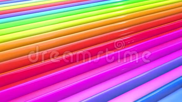 彩虹五彩条纹周期性移动17视频的预览图