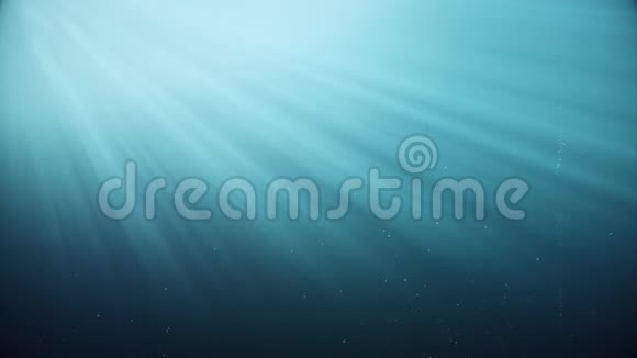 深海海底抽象浮华天光回归背景回路视频的预览图