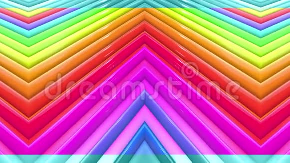 彩虹五彩条纹周期性移动16视频的预览图