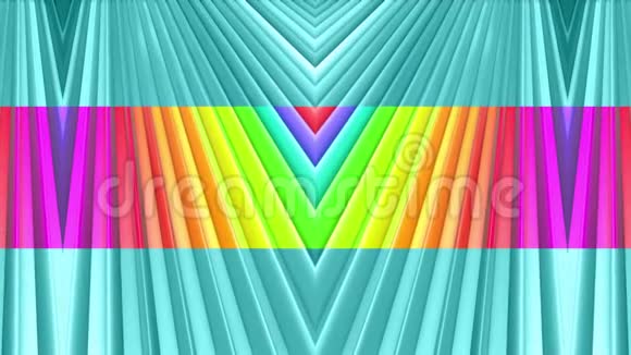 彩虹五彩条纹周期性移动15视频的预览图