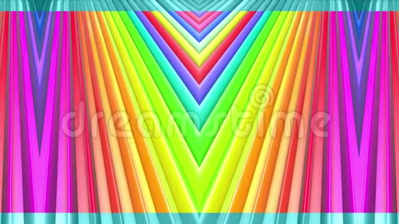 彩虹五彩条纹周期性移动13视频的预览图