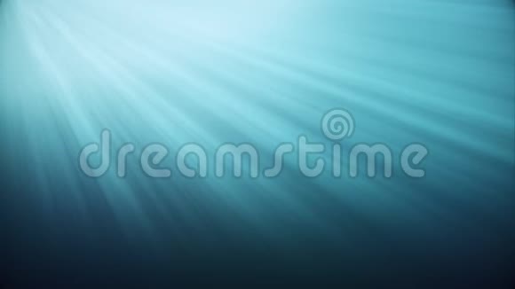 蓝色水下抽象的天空之光在背景回路视频的预览图