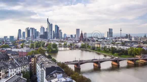 法兰克福德国城市景观视频的预览图