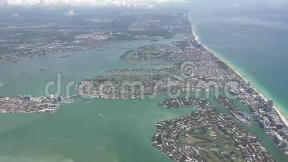 迈阿密海岸线航空4K视频的预览图