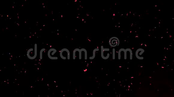 慢动作视频抽象背景与红色闪亮闪耀视频的预览图