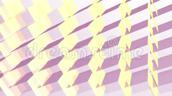 三维立方体抽象几何错觉背景视频的预览图