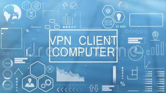 VPN客户端计算机动画排版视频的预览图