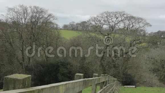 英格兰康沃尔郡的英国乡村景观视频的预览图