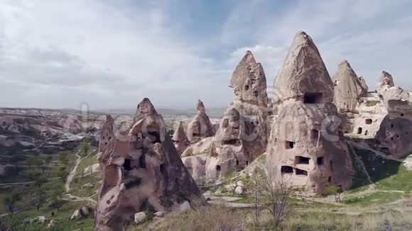 奥塔希萨尔岩组洞房景观卡帕多西亚内维尔省土耳其视频的预览图