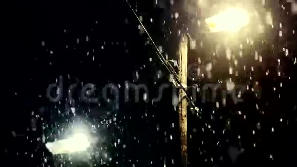 晚上下着大雪视频的预览图