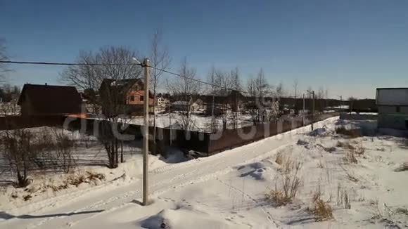 冬季乡村全景视频的预览图