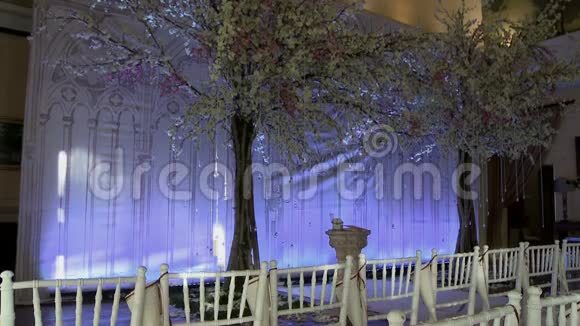 为婚礼庆典装饰的大厅景观视频的预览图