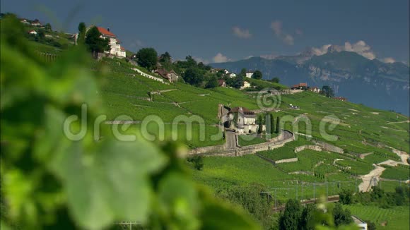 瑞士的山景视频的预览图
