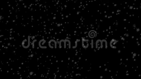 黑色背景高清1920x1080大片雪花从上面飘落视频的预览图