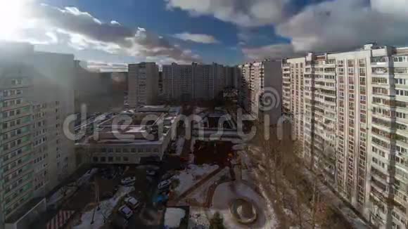 4k公寓城市日夜兼程视频的预览图