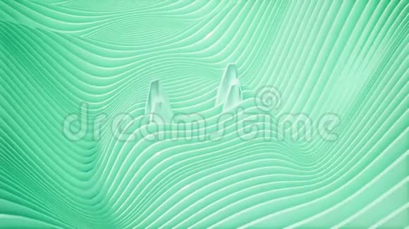 带有抽象波浪的横幅用于数字壁纸的设计格朗格纹理抽象数字波夏季颜色视频的预览图