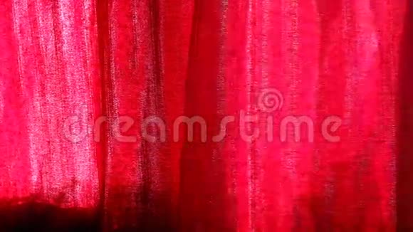 红色窗帘背景视频的预览图