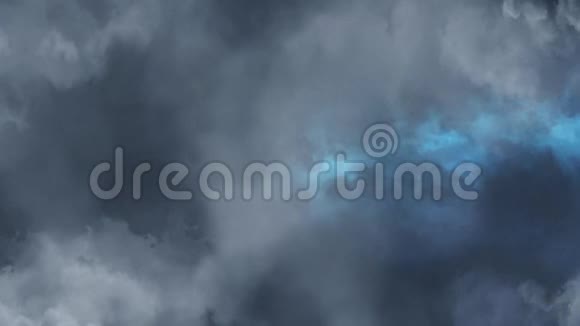 云后蓝光动画背景视频的预览图