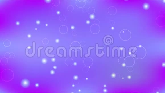 带环和圆的抽象紫色背景视频的预览图