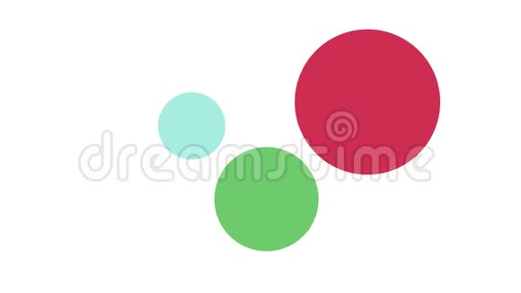 三个球在白色背景上移动视频的预览图