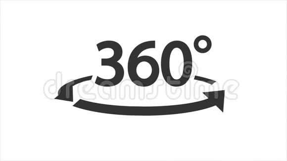 图标360A动画与可选的卢马哑光阿尔法卢马马特视频的预览图