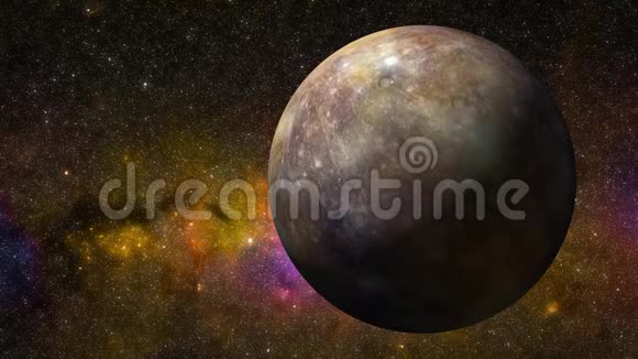 行星水星的3D动画视频的预览图