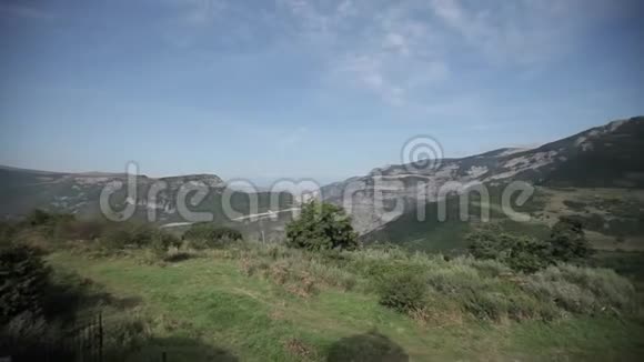 亚美尼亚的自然天空旅游景观背景旅游山地全景视频的预览图