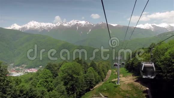 索契山空中缆车视频的预览图