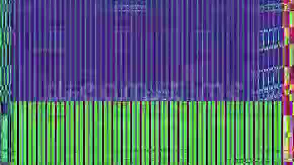 抽象数据错误霓虹灯怀旧彩虹背景视频的预览图