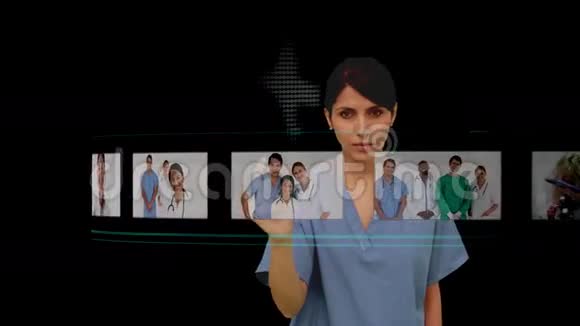 护士用数字接口观察各种射线视频的预览图