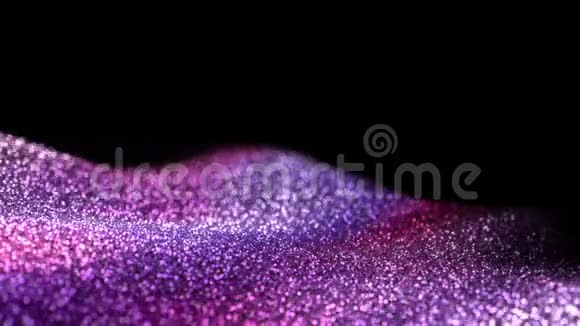 紫罗兰粉红闪亮移动闪光背景抽象无缝VJ环粒子阿尔法哑光视频的预览图