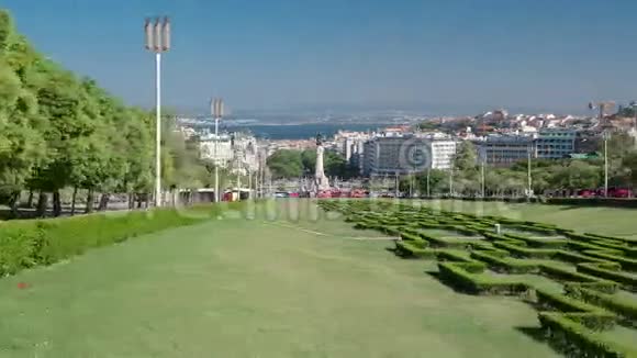 葡萄牙里斯本爱德华多七世公园和花园视频的预览图