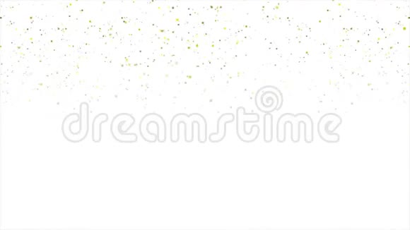 抽象的金色发光尘埃粒子运动背景视频的预览图