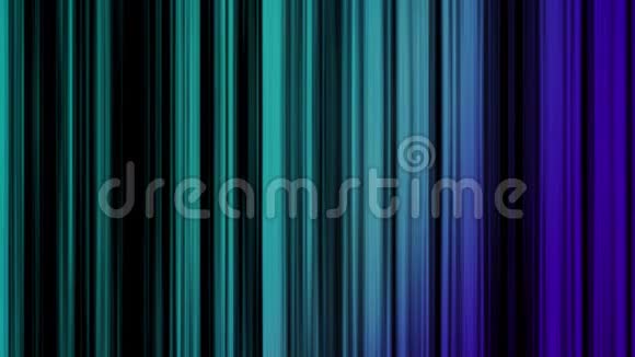 黑色背景上带有垂直移动线的抽象背景动画多种颜色的垂直线移动视频的预览图