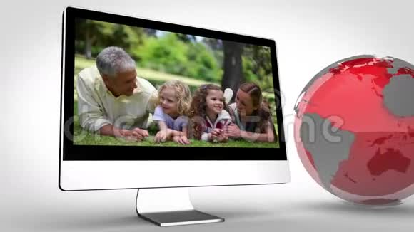 由Nasaorg提供的带有地球图像的幸福家庭录像视频的预览图