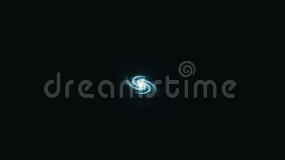 放大星系的飞行摄像机螺旋星系令人印象深刻的结构视频的预览图