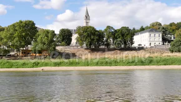 图尔斯的景观一个位于法国中西部的城市视频的预览图