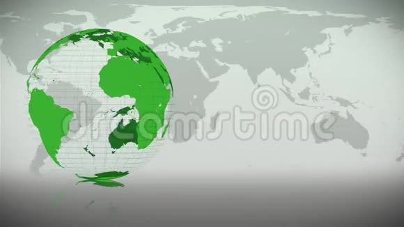 绿色地球自我展示生态视频视频的预览图
