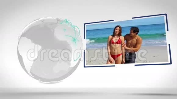 由Nasaorg提供的带有地球图像的情侣录像视频的预览图