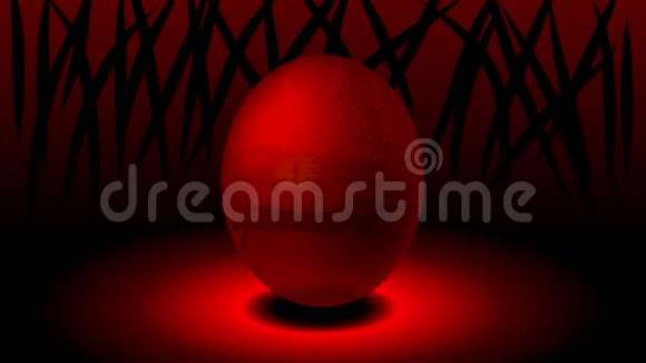 一个鸡蛋有一个破裂的壳中间有一个怪物向外看视频的预览图