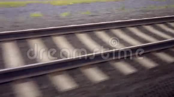 移动列车的视角镜头视频的预览图