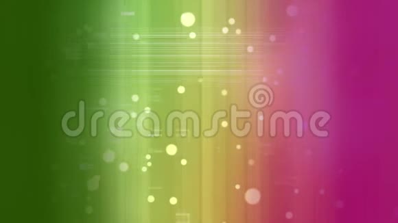 由气泡构成的彩色光效应线动画视频的预览图